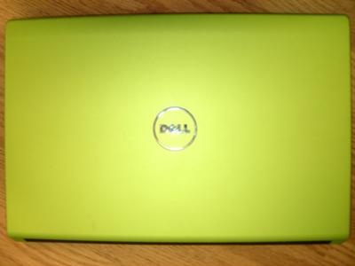 Green Dell Studio 15 Laptop