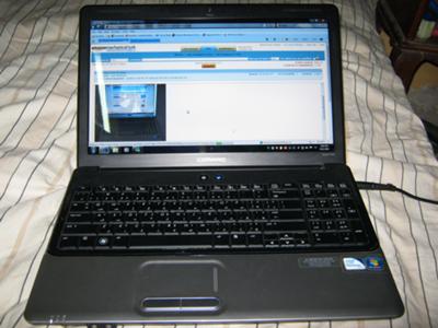 HP Compaq Presario CQ61 340EV screen