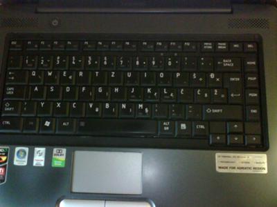 Toshiba A300D-213 Great Keyboard